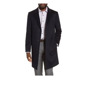 Nordstrom Signature Cashmere Blend Black Men’s Coat